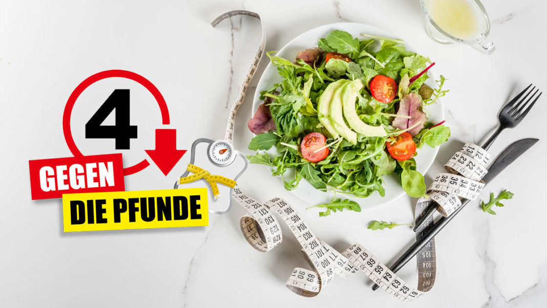 Vier gegen die Pfunde