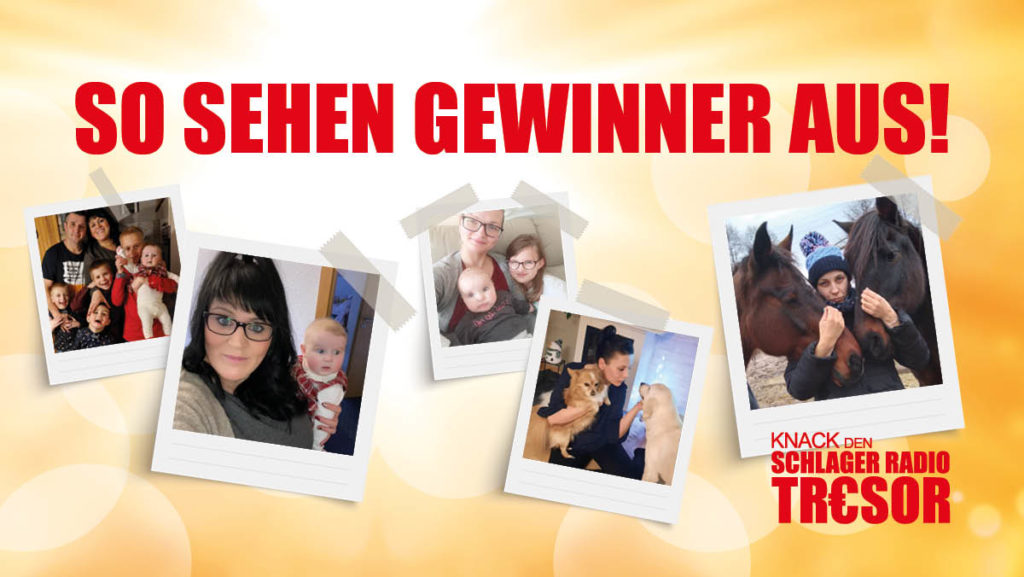 Schlager Radio-Tresor: So sehen Gewinner aus!