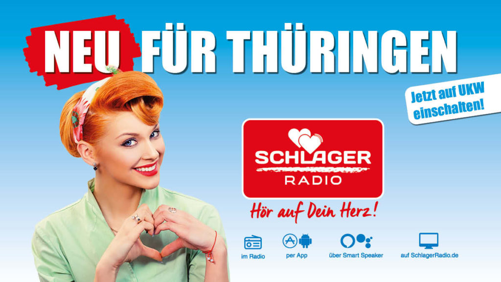 Schlager Radio auf UKW in Thüringen