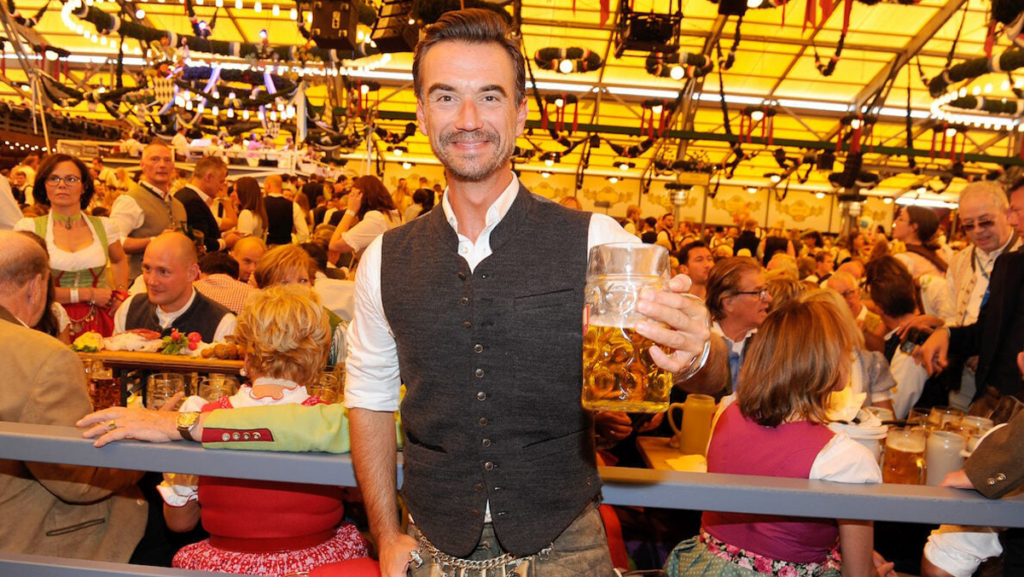 Florian Silbereisen feiert auf der Wies’n