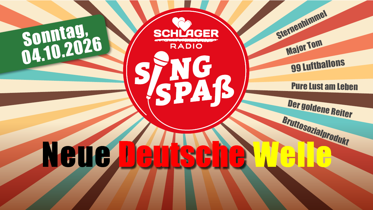 Schlager Radio-SingSpaß: Neue Deutsche Welle